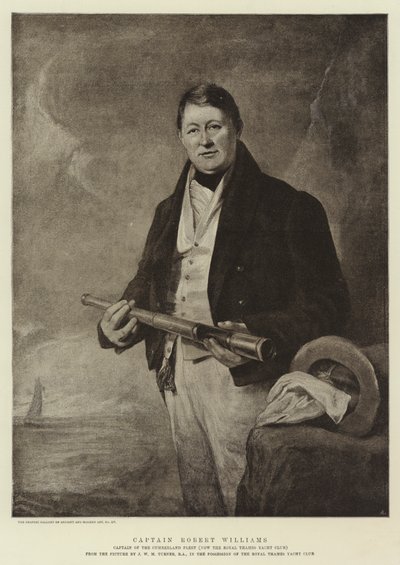 ロバート・ウィリアムズ船長 作： Joseph Mallord William Turner